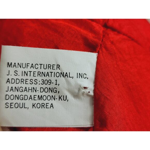 Christmas Santa Claus Polyester 12" Large Soft Plush Stuffed Toy 1978 Korea Vtg - Picture 13 of 16